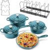 100% Cast Iron – Enameled Coating