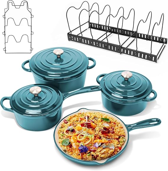 100% Cast Iron – Enameled Coating