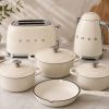 SMEG Cast Iron Pot Set + Toaster & Kettle Set