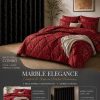 Queen 5 pc Bedding and Dark Curtains combo
