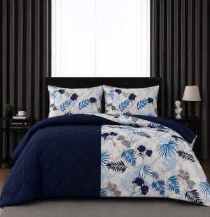 5 pc floral Queen bedding