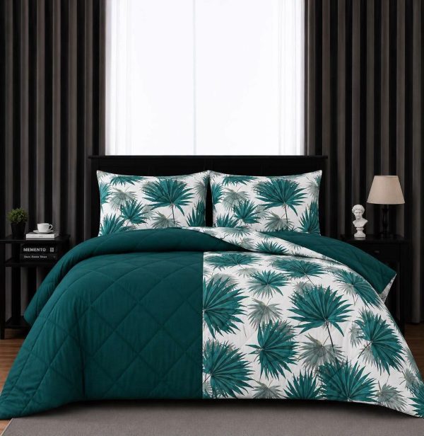 5 pc floral Queen bedding