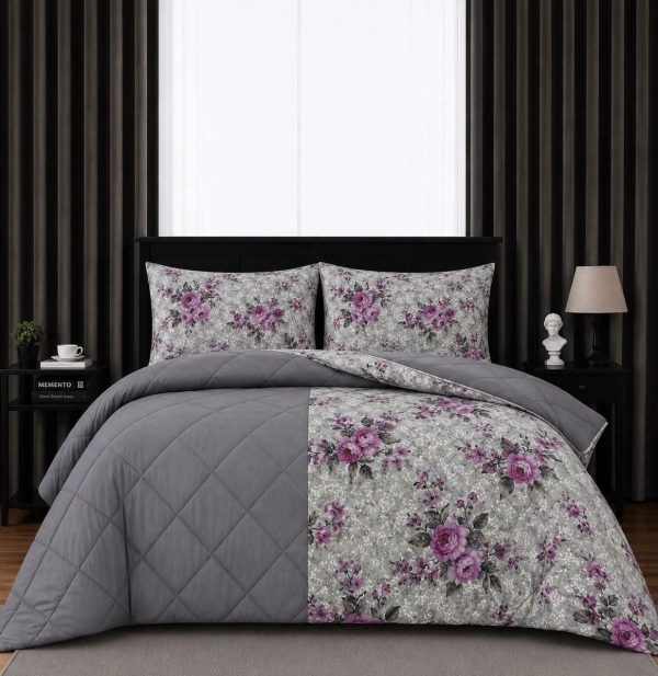 5 pc floral Queen bedding