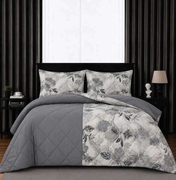 5 pc floral Queen bedding