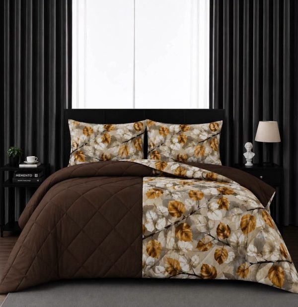 5 pc floral Queen bedding