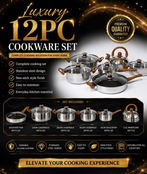 12pc Cookware Set