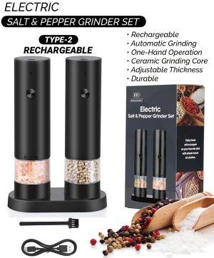 Salt and Pepper Grinder Set