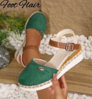 Ladies' Closed Toe Wedge Sandals