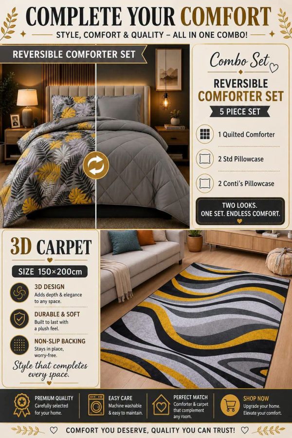 Comfort and Carpet Set