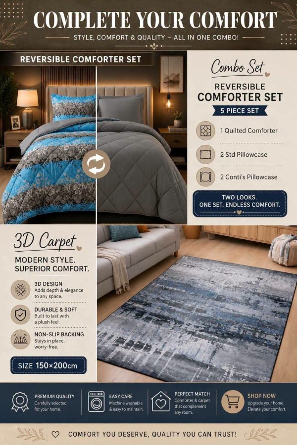 Comfort and Carpet Set