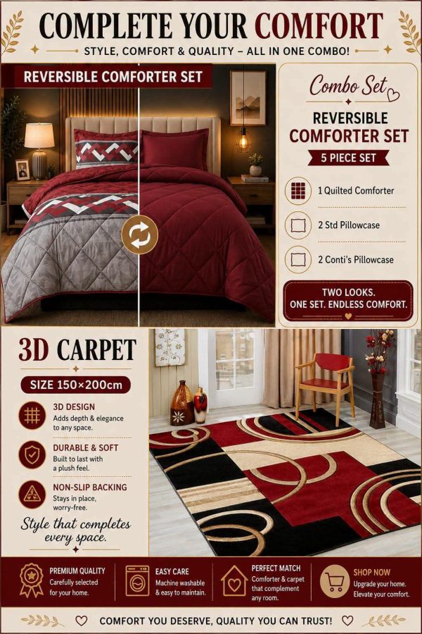 Comfort and Carpet Set