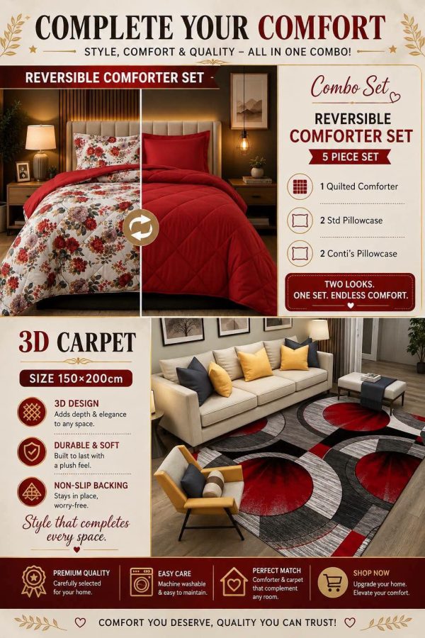 Comfort and Carpet Set
