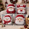 4-Piece Christmas Decorative Pillow Cover Set