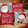 4-Piece Christmas Decorative Pillow Cover Set