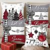4-Piece Christmas Decorative Pillow Cover Set