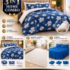 Patterned Reversible Luxury Home Combo